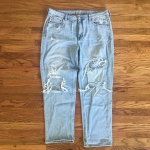 American Eagle Tomgirl jeans, size 16, no stretch